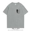 Attack Giant Wings of Freedom Cartoon Anime Oversize High Street Men and Women Short Sleeve T-Shirt Summer