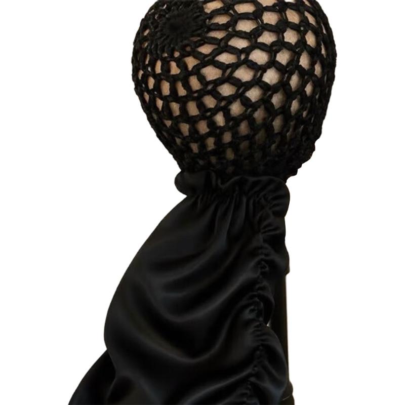 

Reversible Adjustable Sleep Cap For Curly Natural Braided Hair Overnight Styling Moisture Retention Travel Friendly Design 1