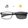 Retro Small Rectangle Prescription Glasses Men's Reading Eyewear Smart Lenses Photochromic Optical Eyeglasses For Men