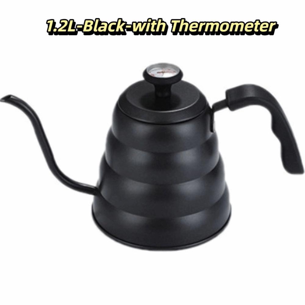 304 Stainless Steel Gooseneck Kettle Long Narrow Spout Drip Coffee Kettle  Tea Brewing