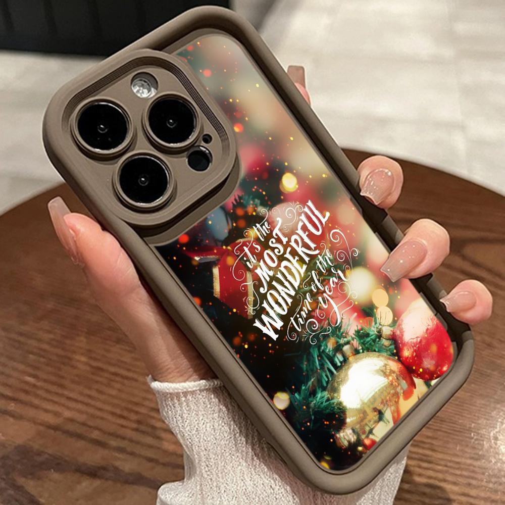 Sky Eye Ladder Soft Case für Samsung A06 A15 A25 A35 A55 A14 A24 A34 S23 S24 FE Alle Samsung Modelle Handyhüllen Cover NY43 Weihnachten Frohes Neues Jahr Kunst