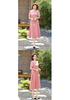 2026 New Chinese Style Elegant Short-Sleeve Summer Dress for Middle-Aged and Elderly Women