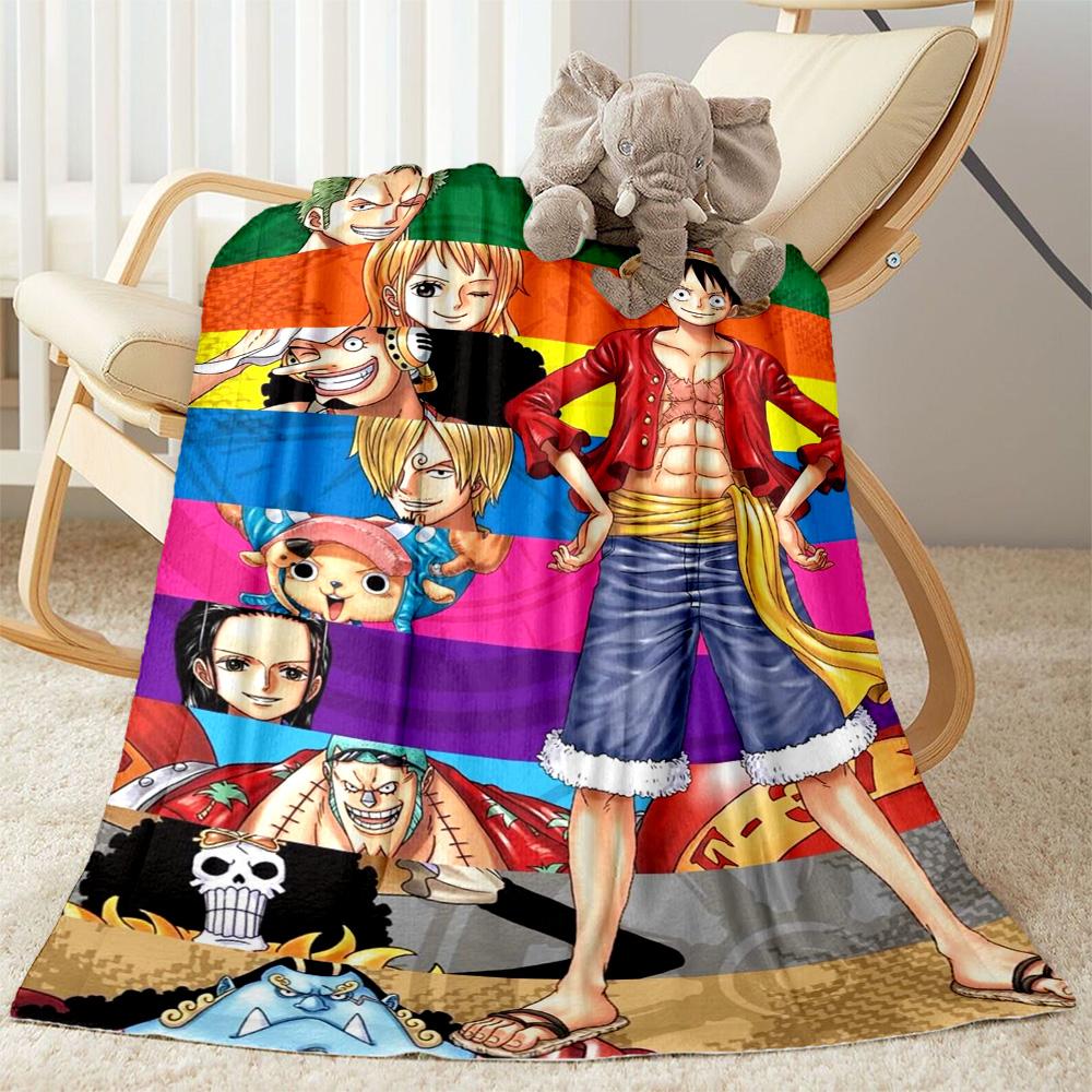 One Piece Adventure Suitable Blanket for Offices, Travel, Living Rooms Also a Good Gift for Friends and Family Suitable for All Seasons.
