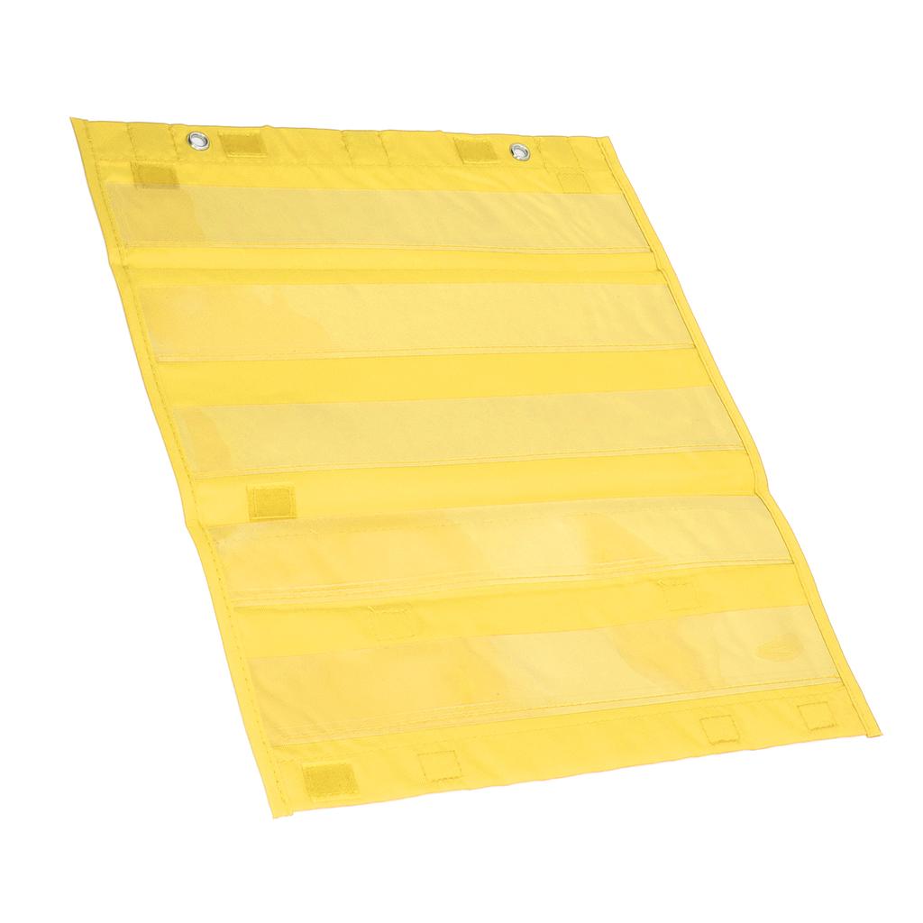 Magnetický kapesní graf pro studenty 5 řad průhledných kapes Plán kapesního grafu pro domácí školu