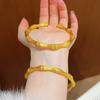 Brushed Bamboo Open Bracelet Jiaosheng Bracelet Accessories
