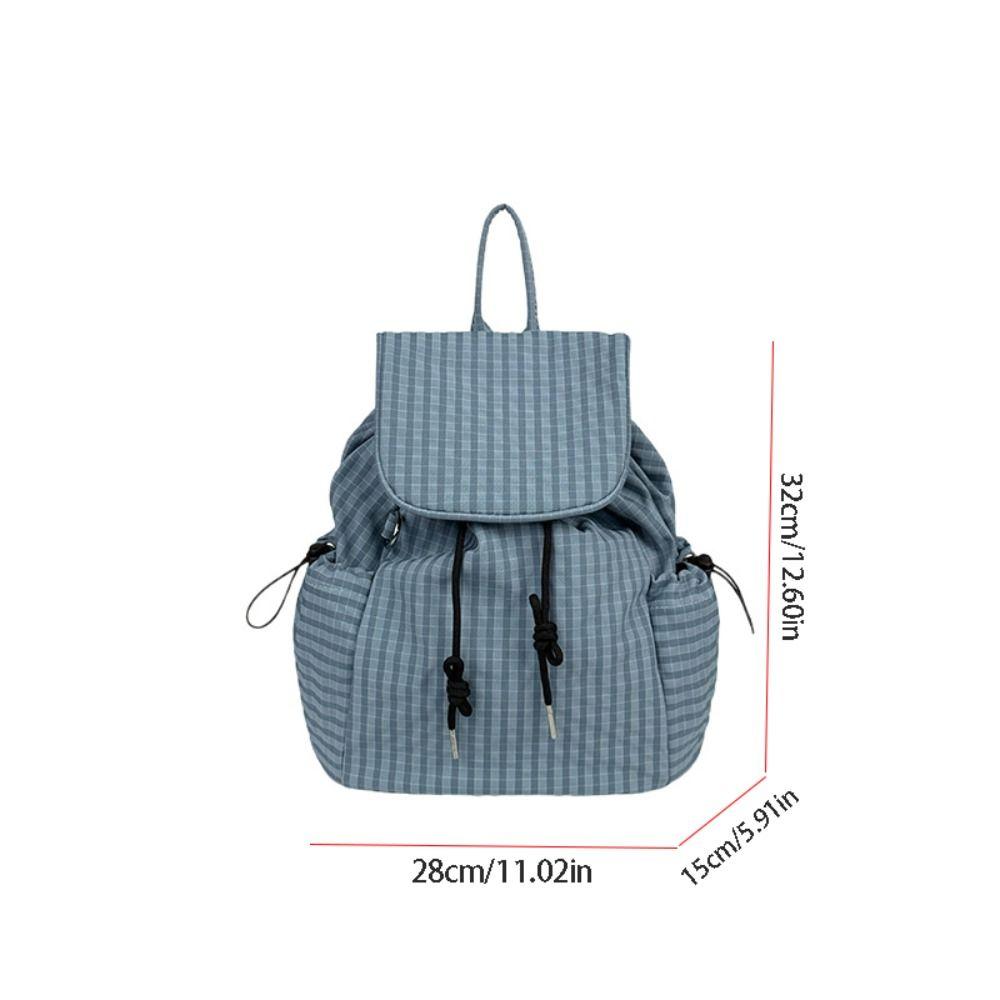 Zaini Coreani con Coulisse Borse a Spalla in Tela Pieghettate Elegante Borsa da Scuola per Studenti Viaggio