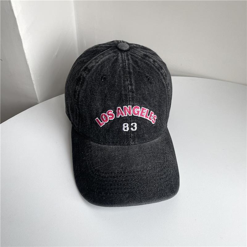 

Капелюх Жіночий ЛОС з вишивкою з літерами Американська ковбойська бейсболка Повсякденна універсальна кепка Літній тренд Капелюх від сонця Чоловічий Adjustable