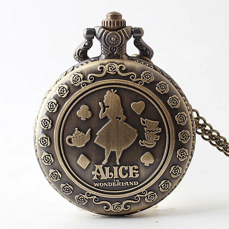 New Arrival Vintage Quartz Pocket Watches Analog Pendant Necklace Fob Watch