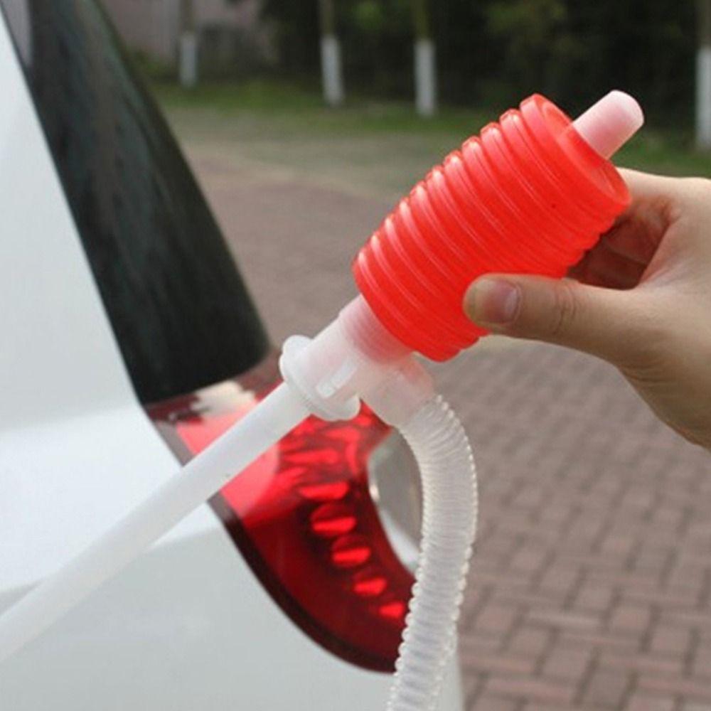 Chemical Liquid Pump Oil Suction Pipe Car Siphon Hose Transfer Sucker Car Fuel Oil Change Hand Pump
