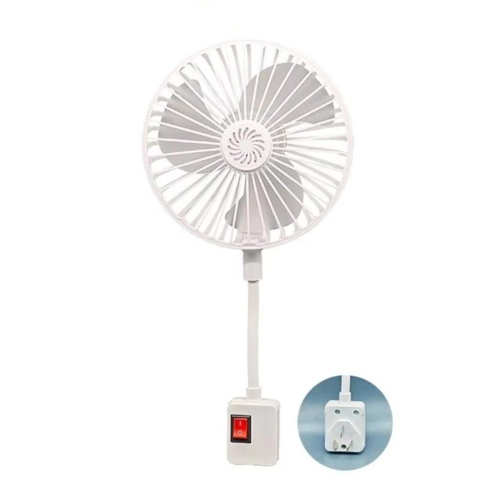 Space Saving Energy Efficient Fan 3-Prong Plug Design Quiet Operation Fan Socket Fan  Kitchen