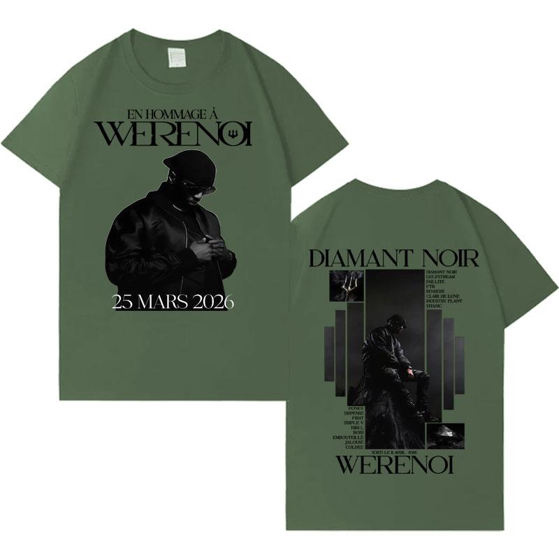 

Rapper WeRenoi New Album Tour 2026 Tshrit Mens Women Tide Oversized Short Sleeve Tshirts Mens High Quality Casual Cozy Tshirt 3XL