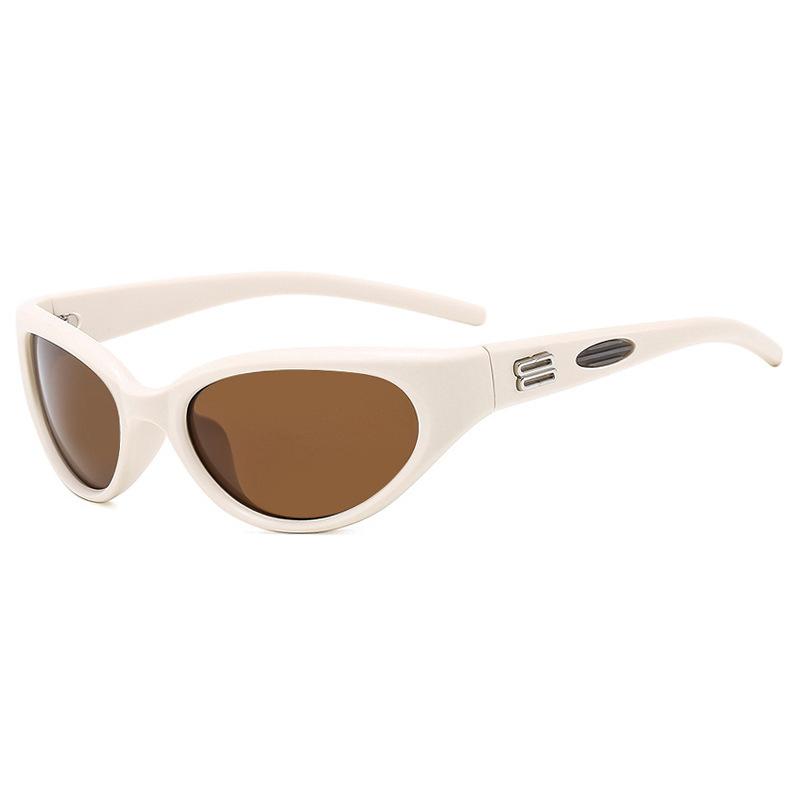 Y2K Cat Eye Sunglasses Women Men Luxury Designer Vintage Punk Hip Hop Rainbow UV400 Shades