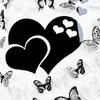 3D Glass Mirror Wall Stickers Hearts Fashion DIY Decals Self-adhesive LOVE Wedding Background Home Room Decoration Wallpaper