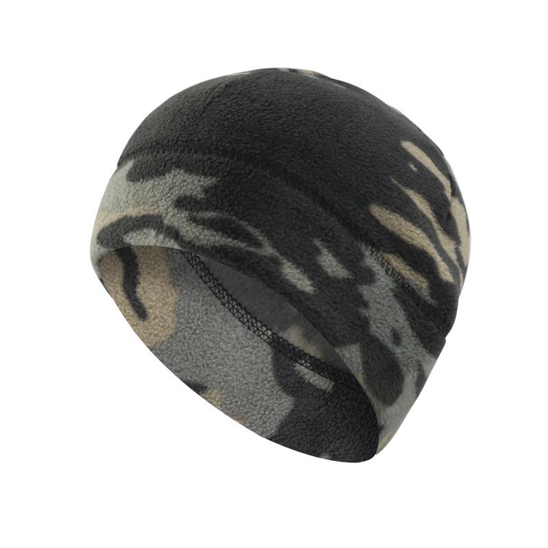 Winter Fleece Camouflage Ski Hat with Ear Protection