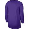Nike X NBA Collaboration Dri-Fit Sacramento Kings Letter Casual Sports Training 2023/24 Long Sleeve T-Shirt Unisex Tops Purple FD9965-504