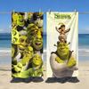 Funny Classic Film S-Shreks-S Green Towel Soft Pool Gift For Travel Gym Shower Camping Quick Dry Sports Large Beach Towels