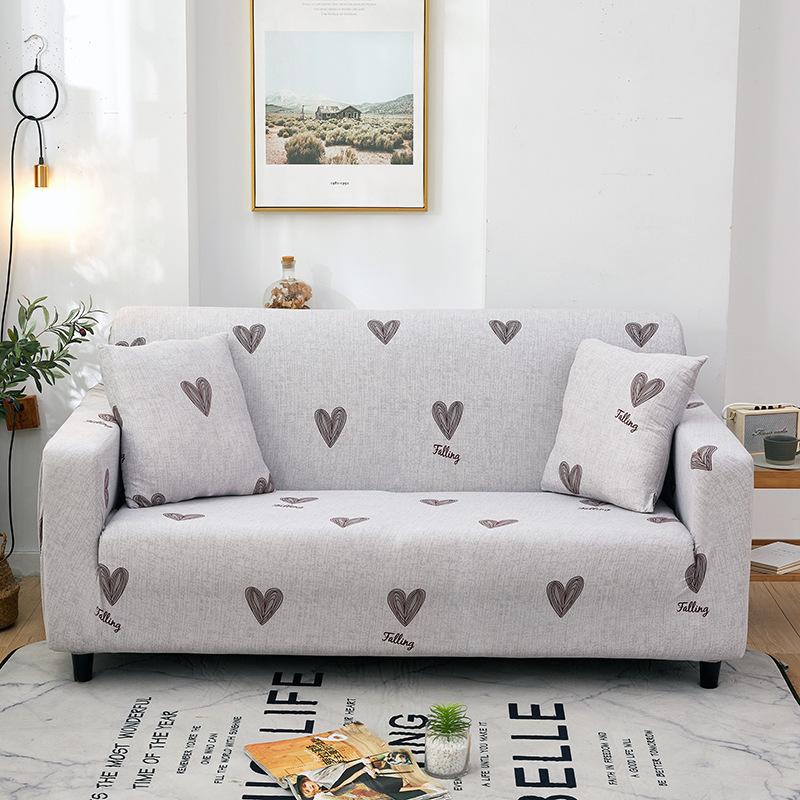 Geometric Printing Stretch Sofa Cover All-Inclusive Non-Slip Sofa Slipcover Combination Imperial Concubine Living Room Fabric Craft
