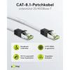 Cordon de raccordement rj-45 - goobay - 1 m - sftp - cat 8.1 - sans halogène, blanc