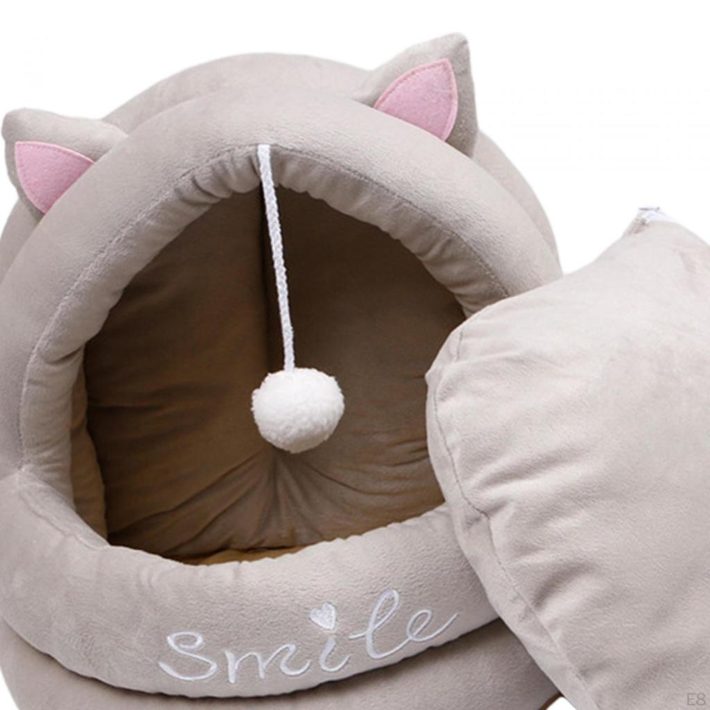 Cozy for Indoor Cats - Soft and Warm Cat Bed House