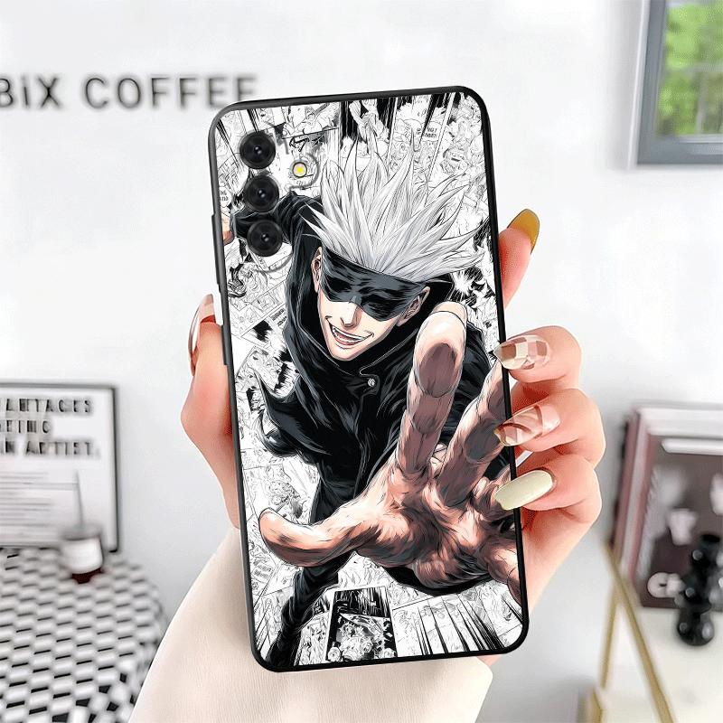 Anime Gojo Satoru JUJUSU Soft Phone Case for Samsung A17 A37 A57 A16 A26 A36 A56 A15 A25 A35 A55 A14 A24 A34 A54 A13 A23 A33 A53