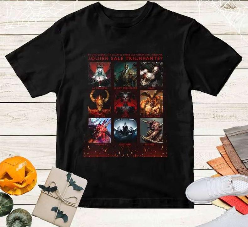 Diablo Prime Evils Character T-Shirt Unisex T-Shirt XL