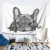 French Bulldog Puppy Tapestry Decor Art Aesthetic Tapestries for Living Room Bedroom Home Wall Cloth Wall Hanging