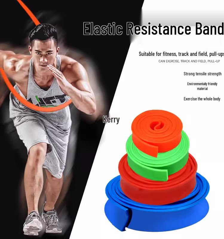 Men s Elastic Resistance Band for Strength Training and Fitness 2.5m Blue Resistance Band (Unbreakable)