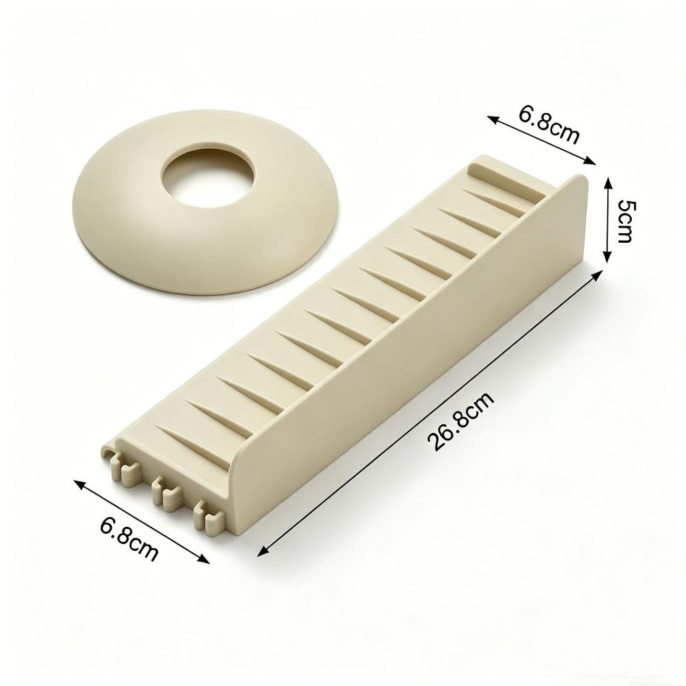 Connectable Water Blocking Board Non-Slip Water Barrier Mat Faucet Splash Guard Kitchen Countertop Style 1