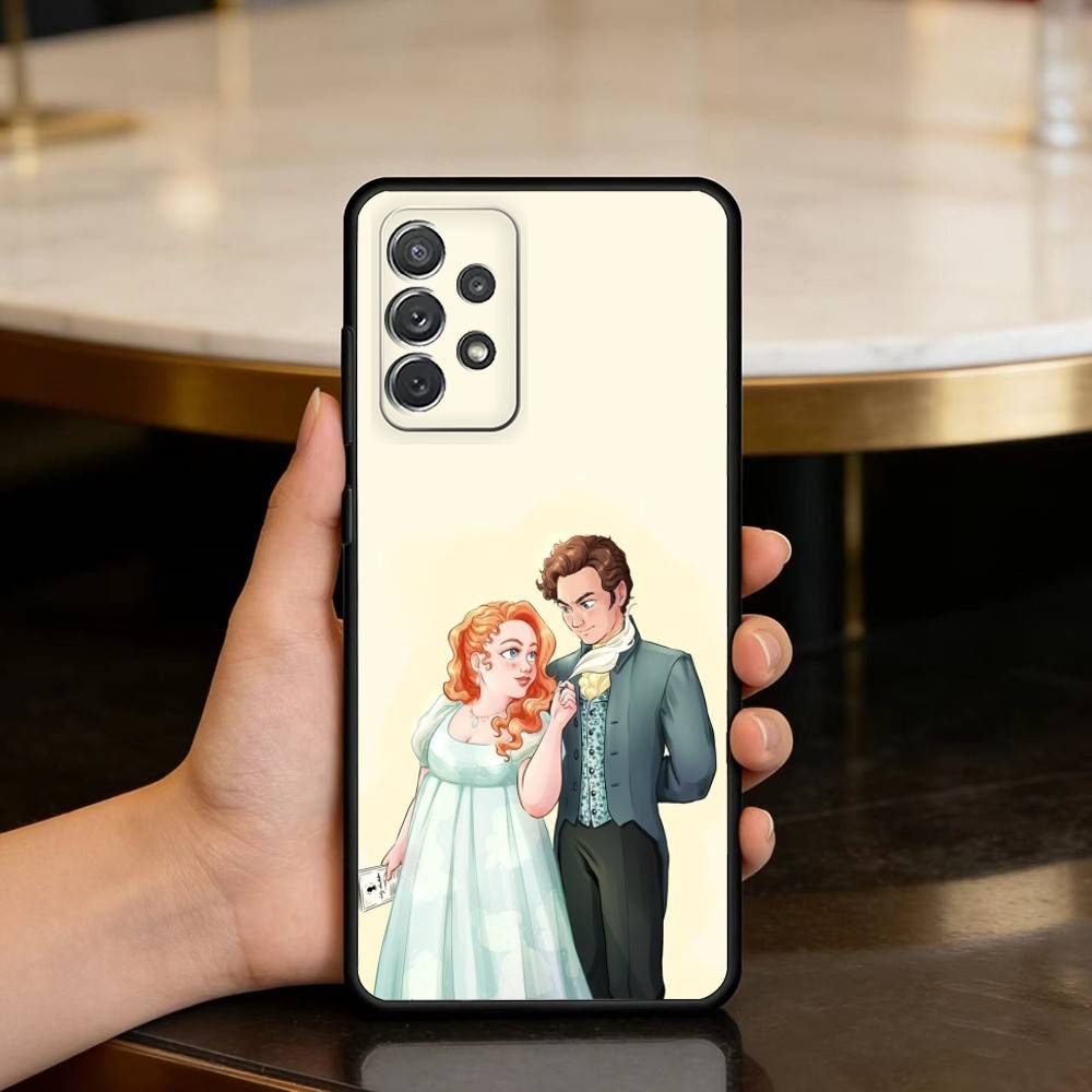 Colin And Penelope Fanart Phone Case For Samsung Galaxy A73,A72,A71,A70,A53,A52,A51,Soft Silicone Black Cover