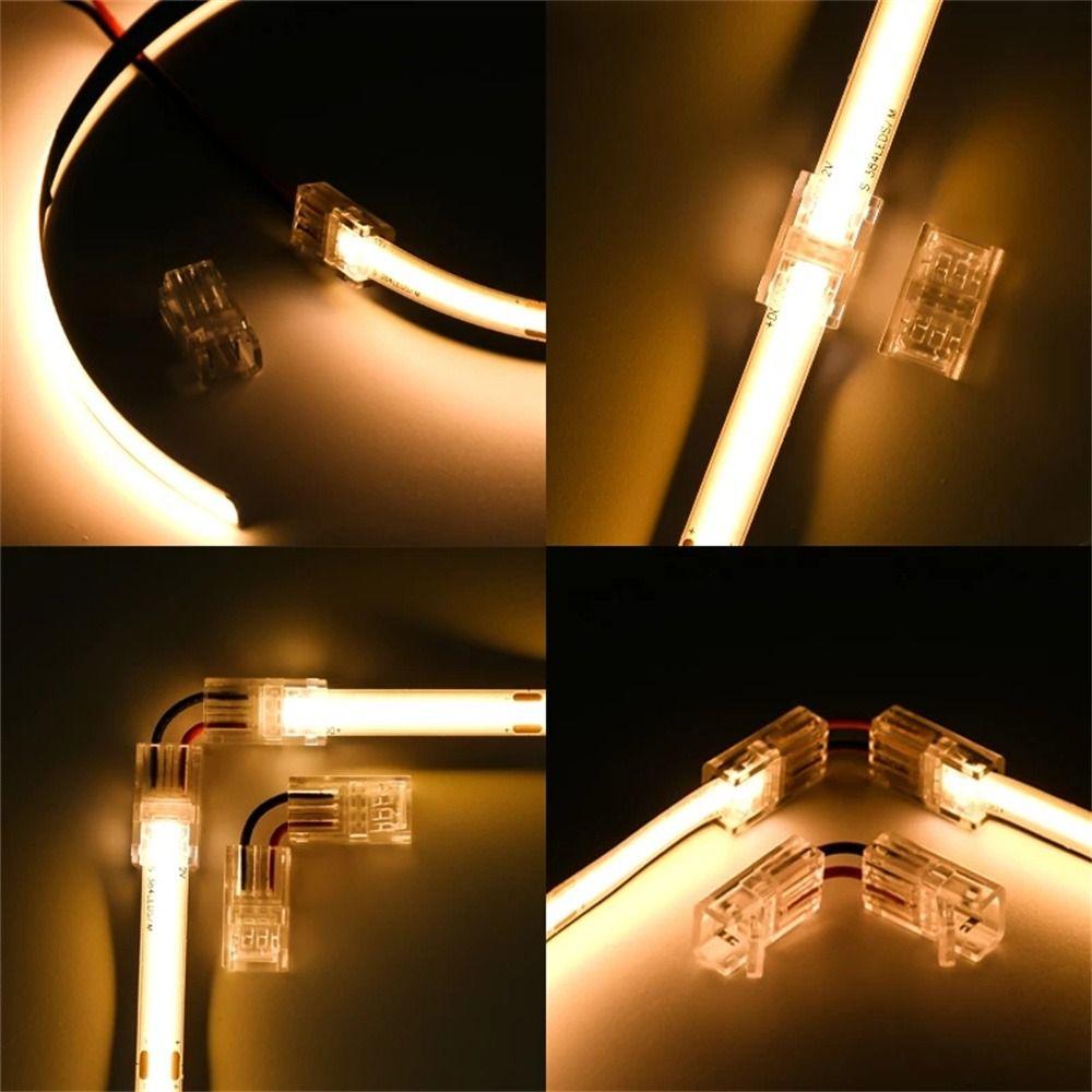 Clips Extension Wire Lights Fixed Clamp LED Strip Connector LED Connectors COB Strip Connector