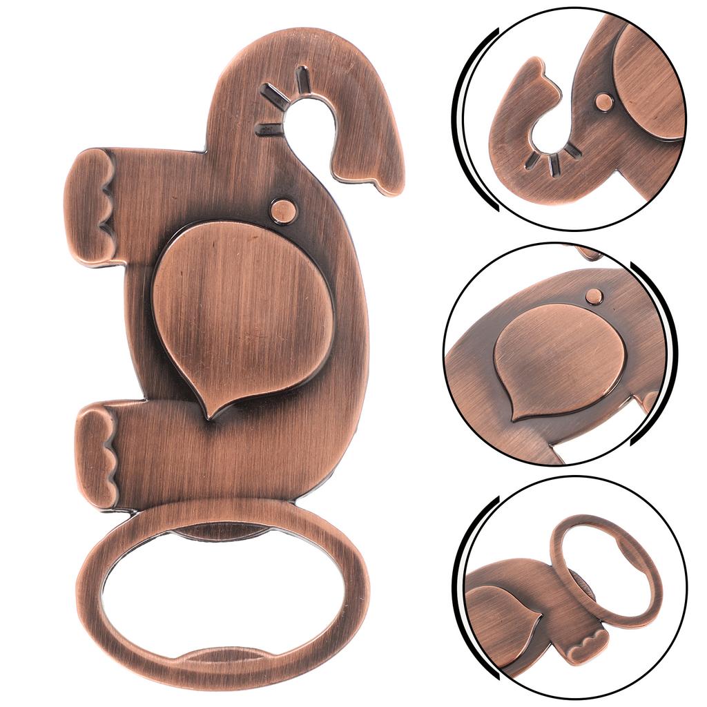 Elephant Shaped Beer Opener Creative Manual Bottle Opener For Camping Picnic Outdoor Gift Can Remover Kitchen Bar Tool