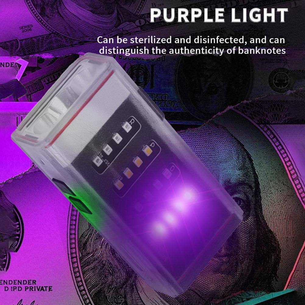 LED Auto Repair Working Light Type-C Charging Outdoor Camping Lantern Power Display Emergency Work Light 3000mAh for Night Work