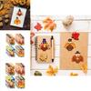 Xh100 Delightful Childrens Thanksgiving Turkey Stickers Family Puzzle Diy Craft Pack