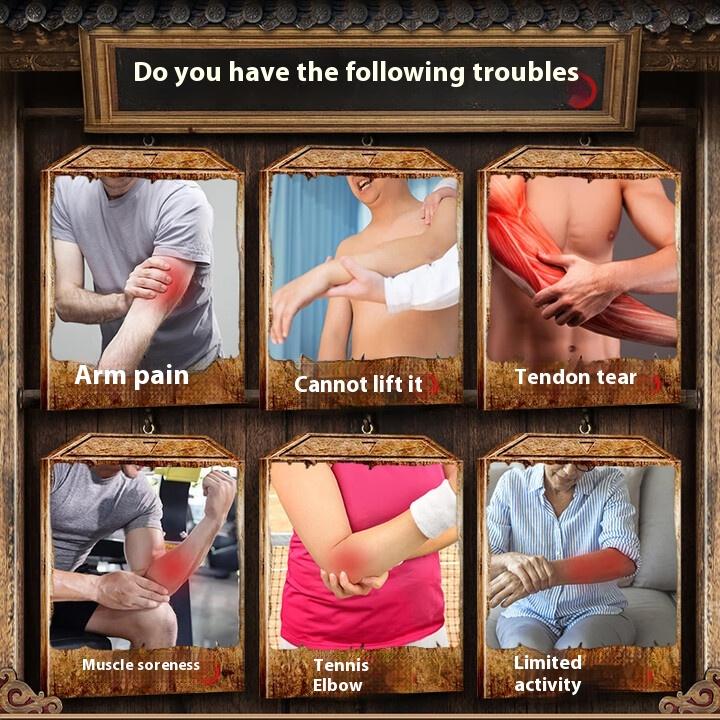 Arm pain can't lift special plaster shoulder strain tennis elbow arm fasciitis pain muscle acid strain