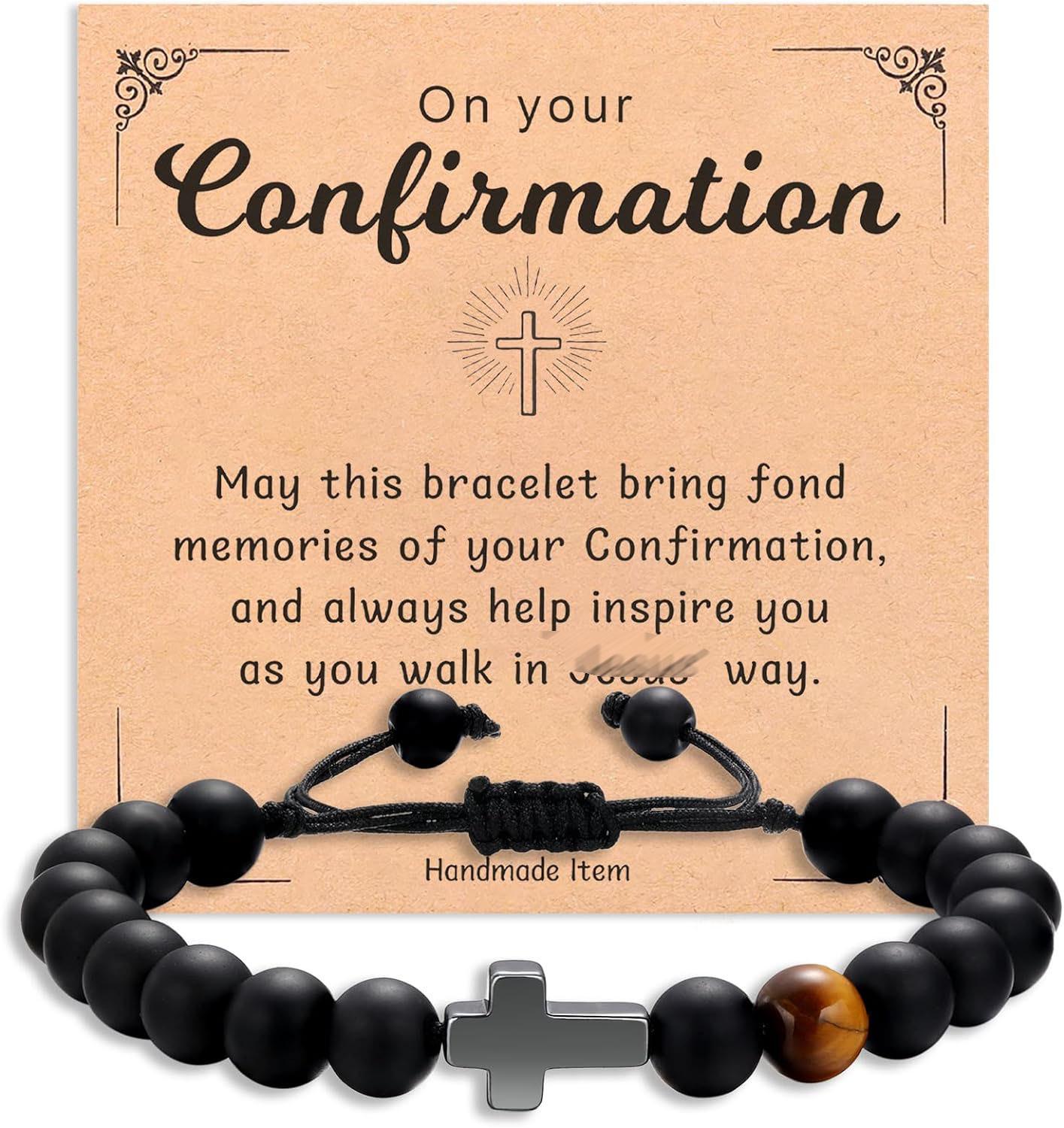 

Браслет из матового черного камня Императора с крестообразным плетением из веревки - Женский дизайн с бусинами из натурального камня