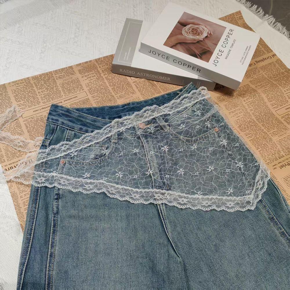 Lenço de Cabeça Triangular de Renda Bordada Estilo Pastoral Branco Lenços de Cabelo Trama Floral de Renda Vazada Saia para Mulheres Meninas