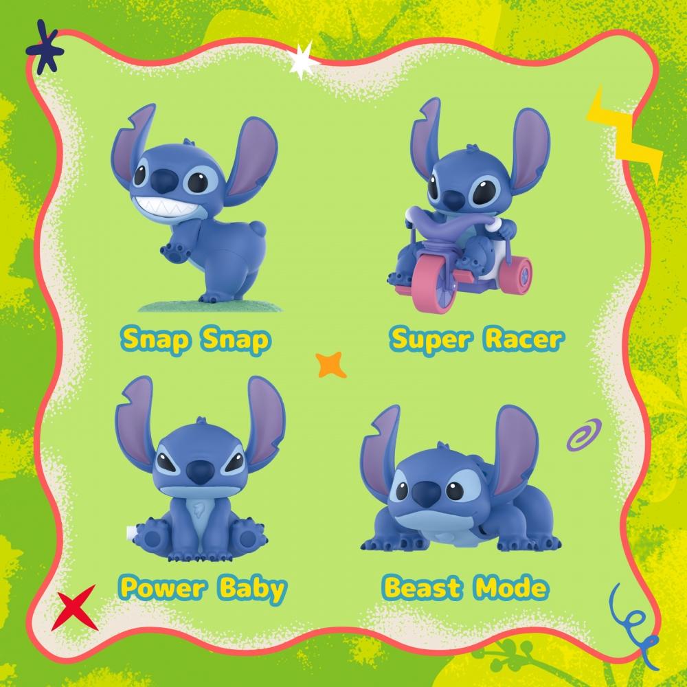 Disney Blindbox Stitch By Your Side 1box 4pcs