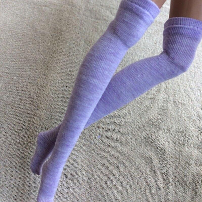 5pairs/lot Assorted Color Stocking for Blythe 1:6 Doll Socks For Barbie Thigh High Over the Knee Sock For Blyth Momoko OB Doll