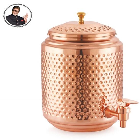 Maintains Healthy Digestive Liver. Copper Matka Ayurveda Long Lasting and Hermetically Sealed.