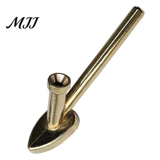 Car Bumper Repair Tool Triangular Copper Soldering Tip for Plastic Welding, Flat Iron Replacement Heat Efficient with Hole, Smoothing Repair,