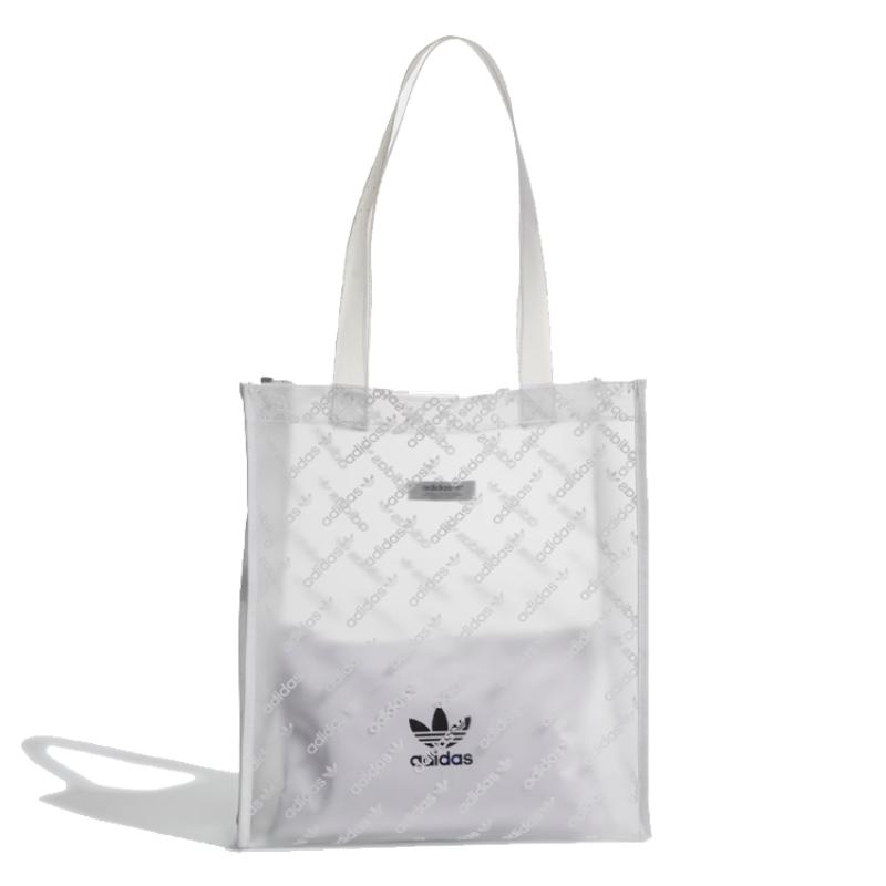 Adidas Originals TPU Tote Bag Shopping Bag Shoulder Bag Handbag Unisex White Adidas HS5005