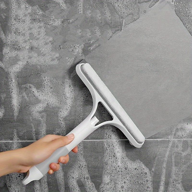 1 X 3-in-1 Window Cleaning Wiper, Glass Brush Household Cleaning Tool, Multifunctional Silicone Wiper for Windows, Glass, Shower Doors