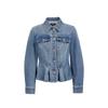 Veromoda Women's Ruffled Denim Short Jacket