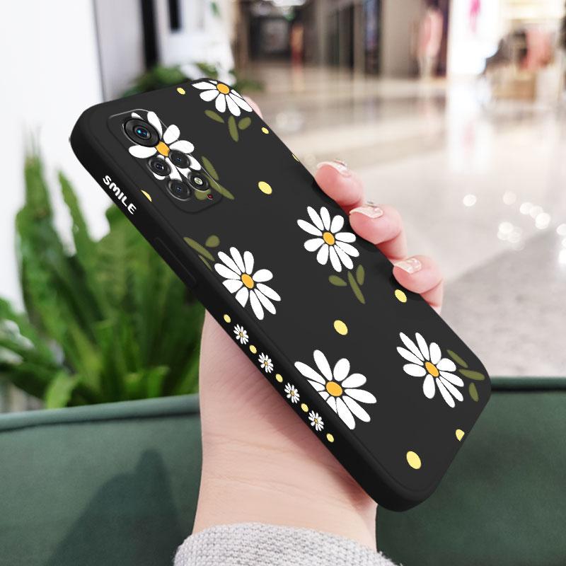 Elegant Daisy Phone Case For Xiaomi Redmi Note 15 Pro Plus 4G 5G Silicone Cover