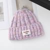 Hat Women's Autumn and Winter New Versatile Wool Hat Warm Ear Protection Windproof Knitted Hat Cold Hat