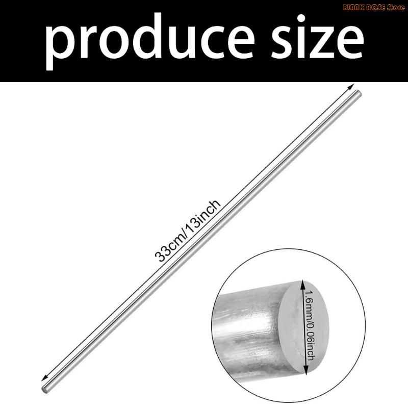 K1AE Sturdy Aluminum Welding Rod 1.6mm X 33cm 20Pcs Low Melting Point Flux Release Welding Supplies Soldering Rod