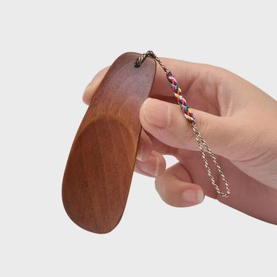 Mini Tragbarer Schuhanzieher aus Holz im japanischen Stil