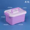 Pp Plastic Storage Box With Lid Portable Kids Toys Student Stationery Jewelry Storage Case Container Cosmetics Sorting Box