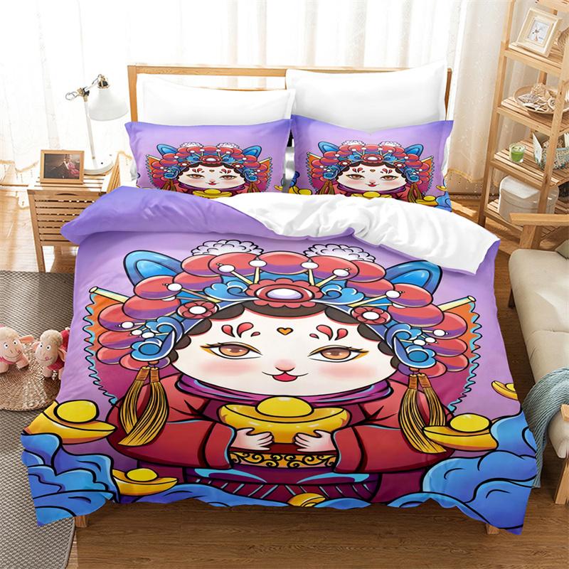 

Комплект постельного белья с изображением мультяшного дракона для девочек, комплект постельного белья для влюбленных, комплект постельного белья для детей, роскошный комплект постельного белья размера «king-size», комплект постельного белья «queen-size» U