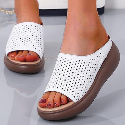 Sandali da Donna Sandali con Zeppa a Fondo Morbido per Scarpe Estive Pantofole Platform Zapatos Mujeres Sandali Eleganti con Tacco